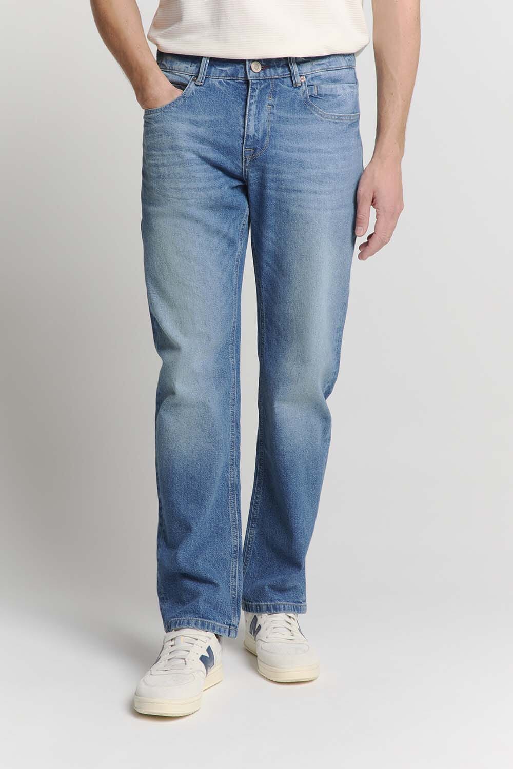 No Excess Denim, Relaxed Fit 715, Stone Used, Blauw