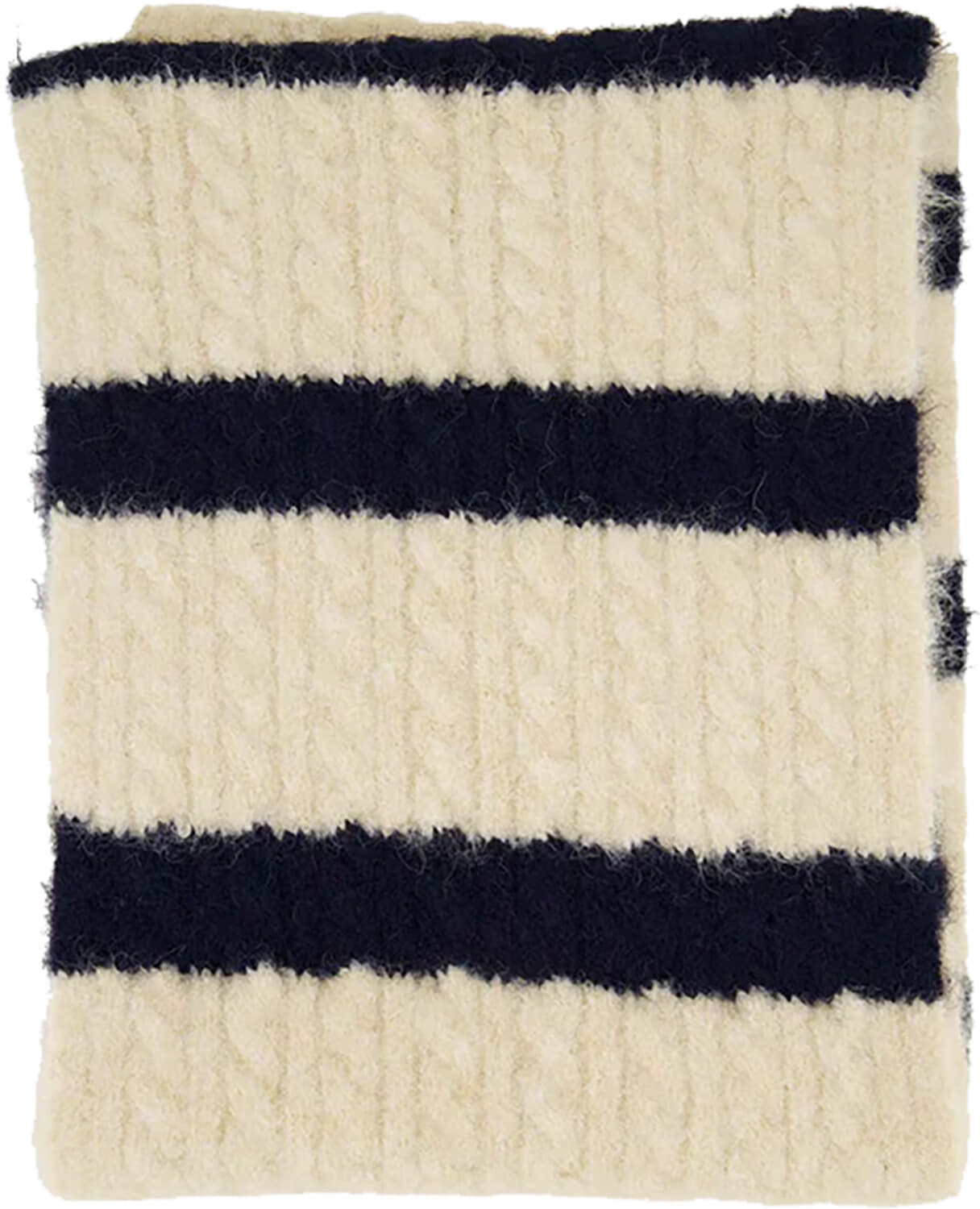Zusss Gebreide sjaal kamels Blauw