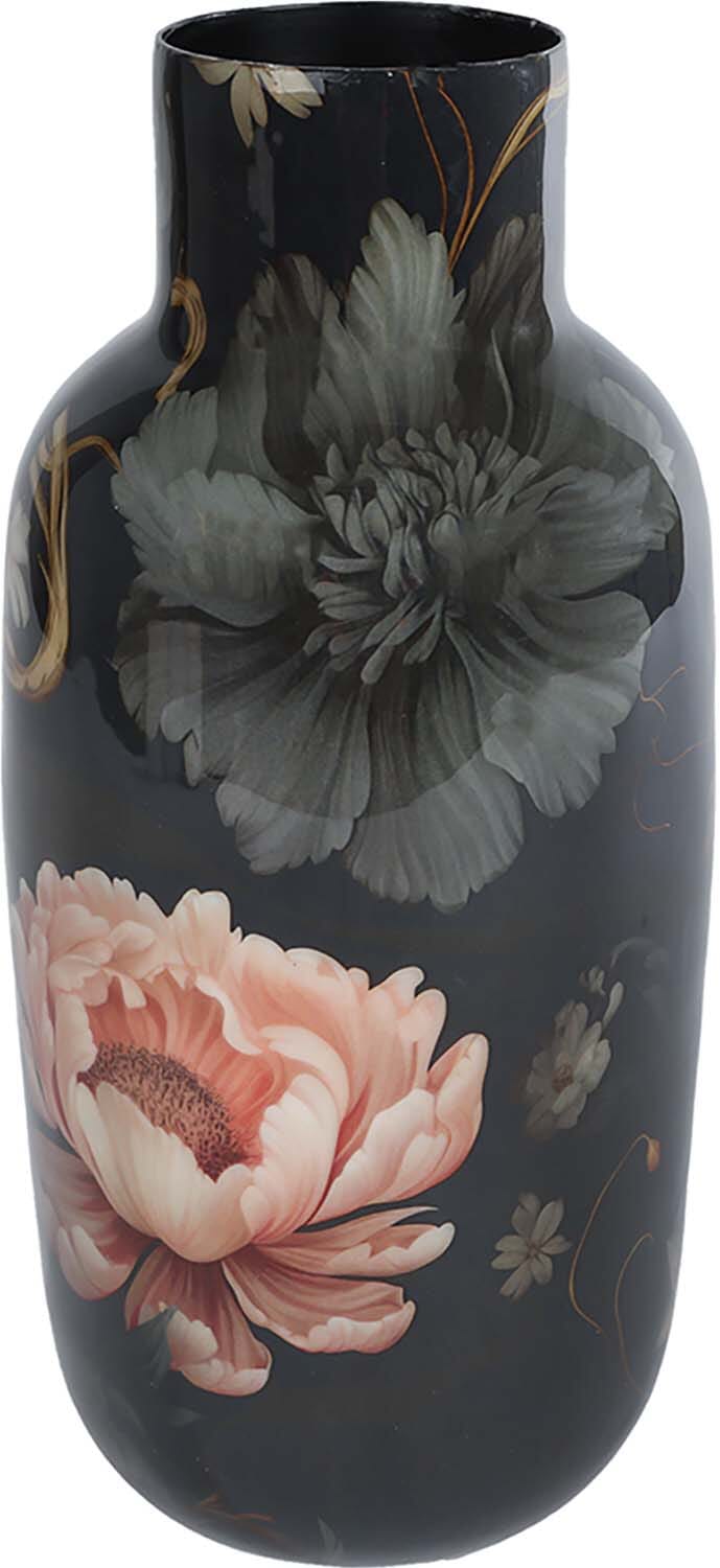 Bomont Collection Vaas 'Pigeon' S Cilinder 12x12x25cm Zwart