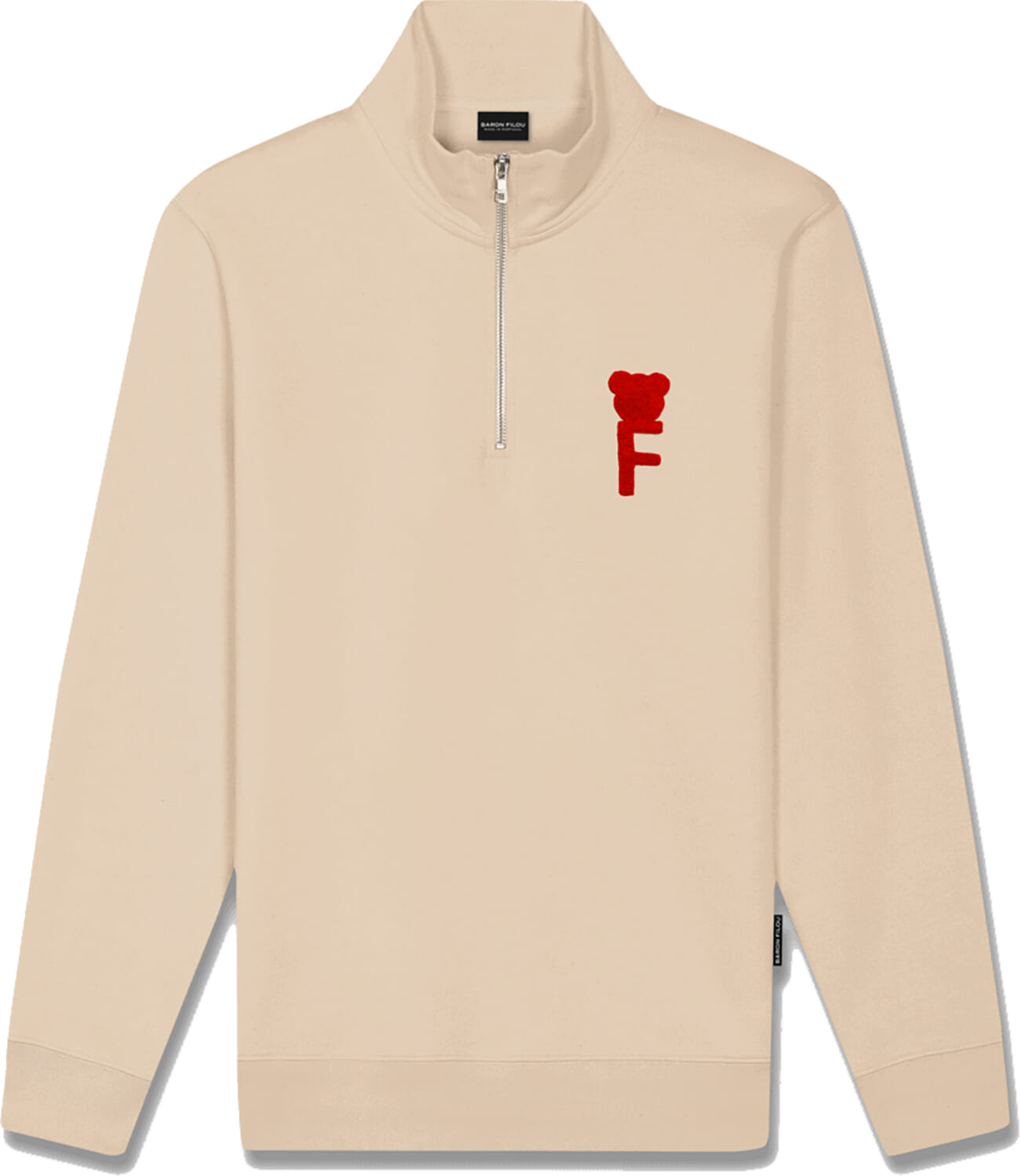 Baron Filou half zip chenille Bruin