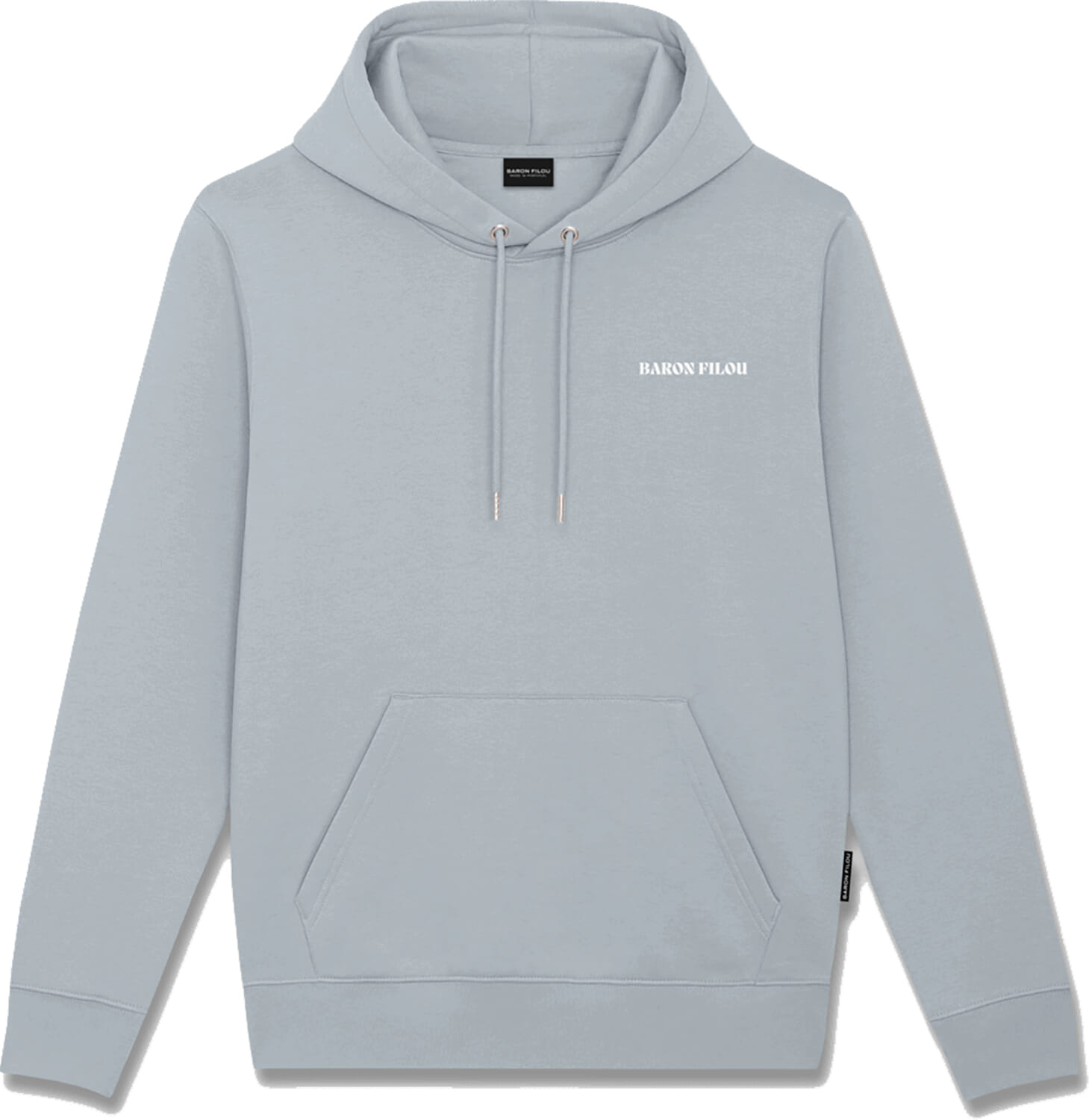 Baron Filou hoodie oval backprint Blauw