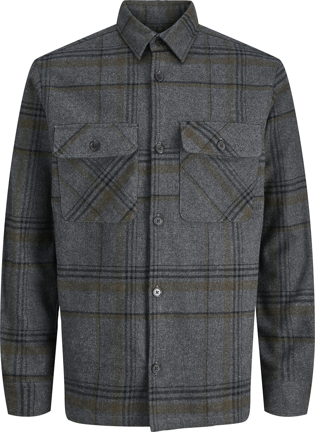 Jack & Jones Overhemd Rayle Check Antraciet