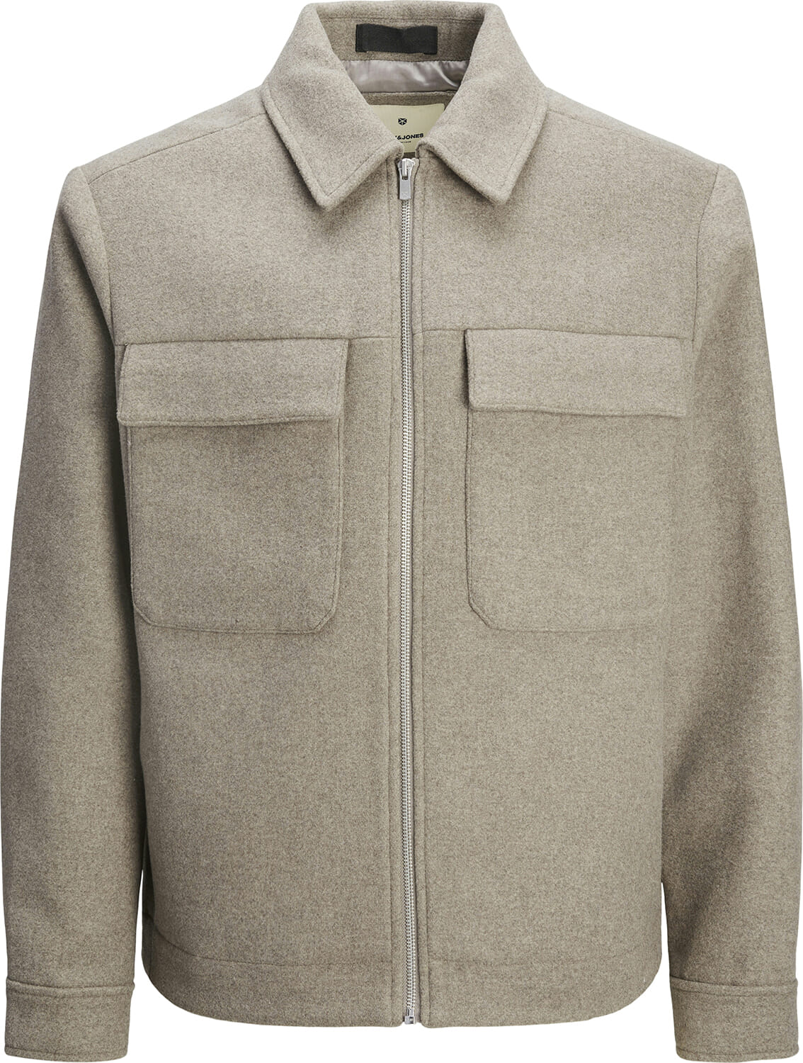 Jack & Jones Wollen Jas Russel Grijs