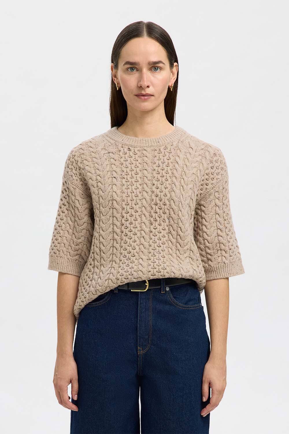 Selected Femme Trui Nelly Beige