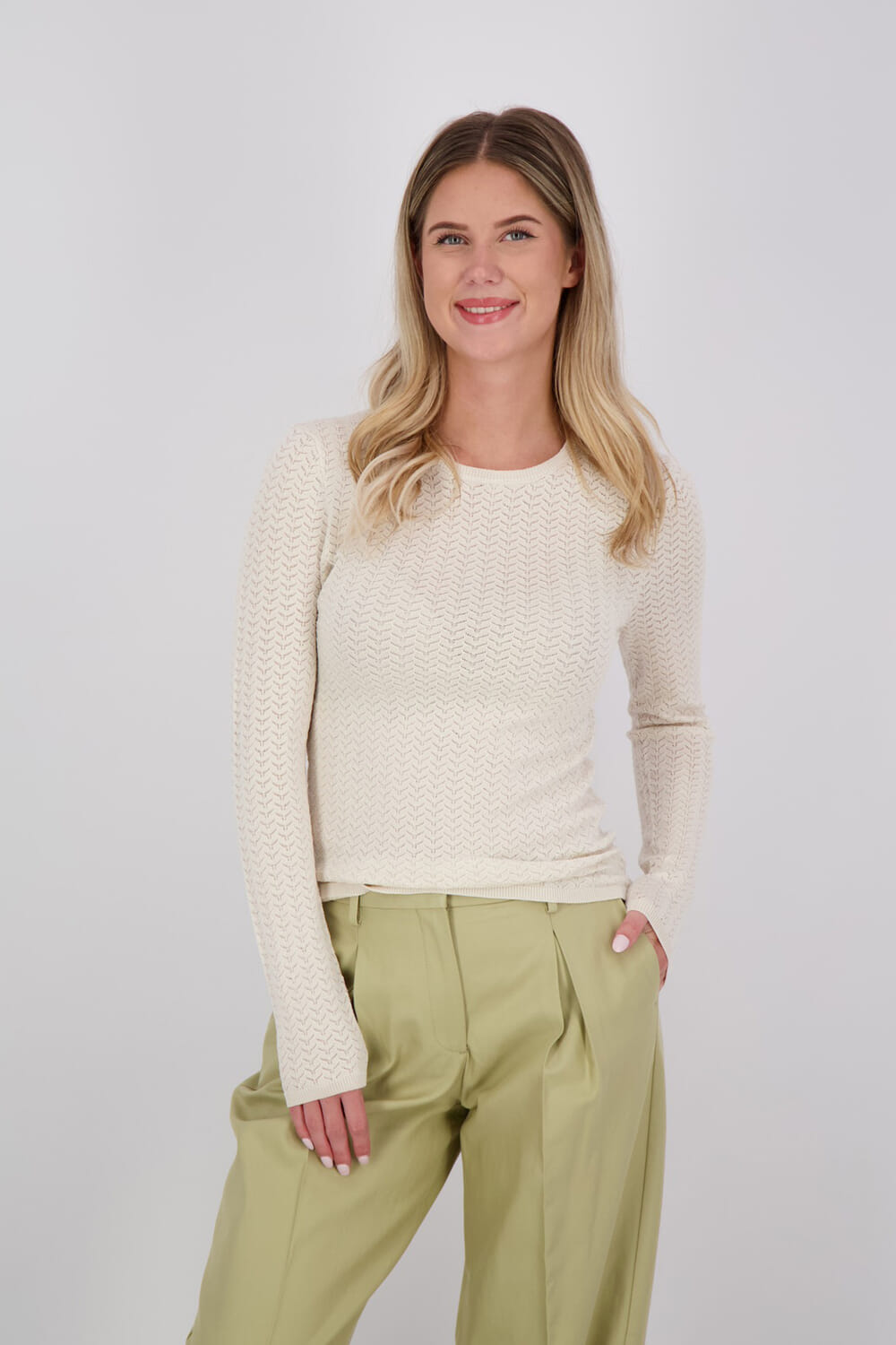 Selected Femme Trui Naja Wit