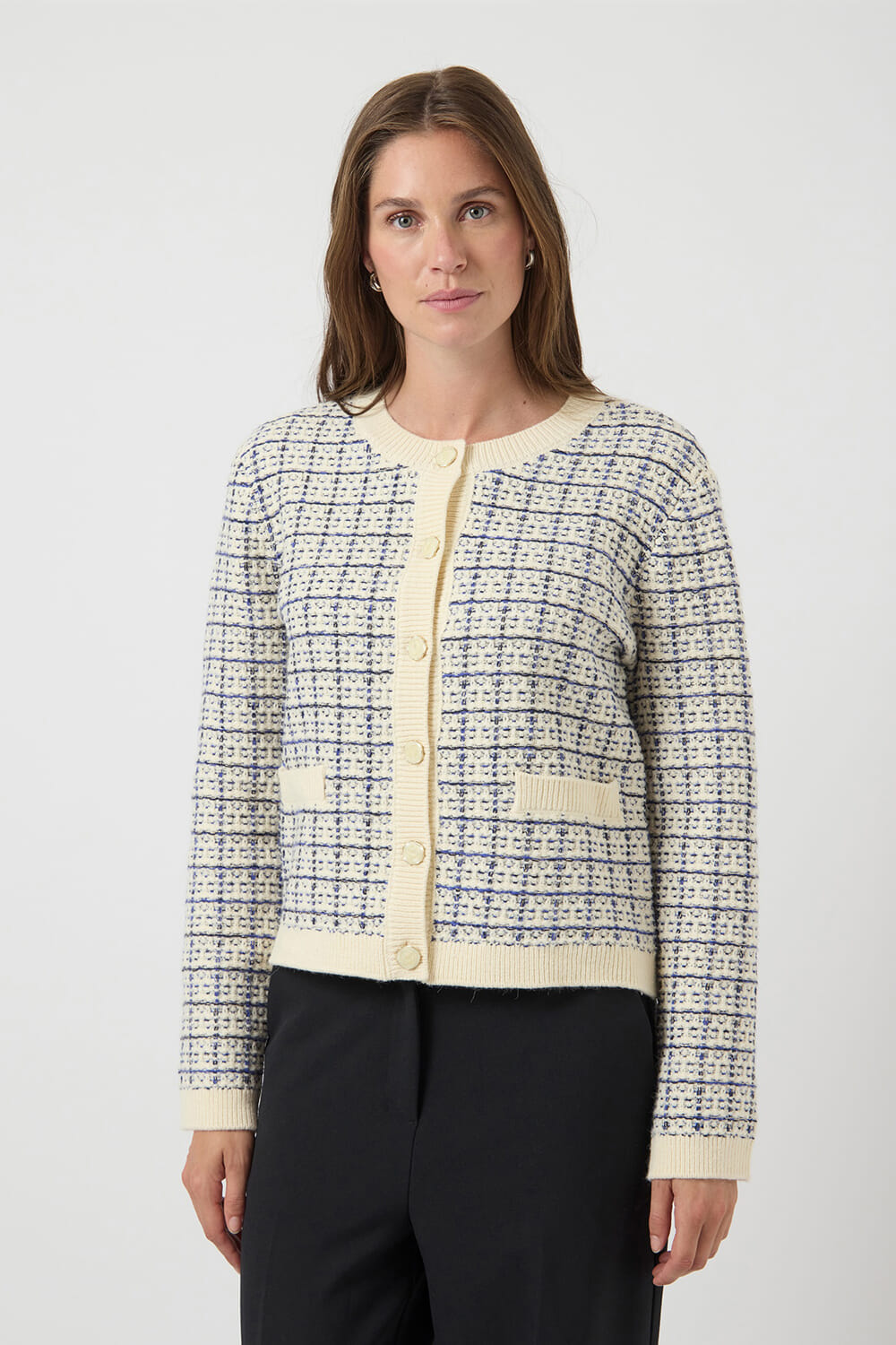 Y.A.S. Vest Livia Kort Beige