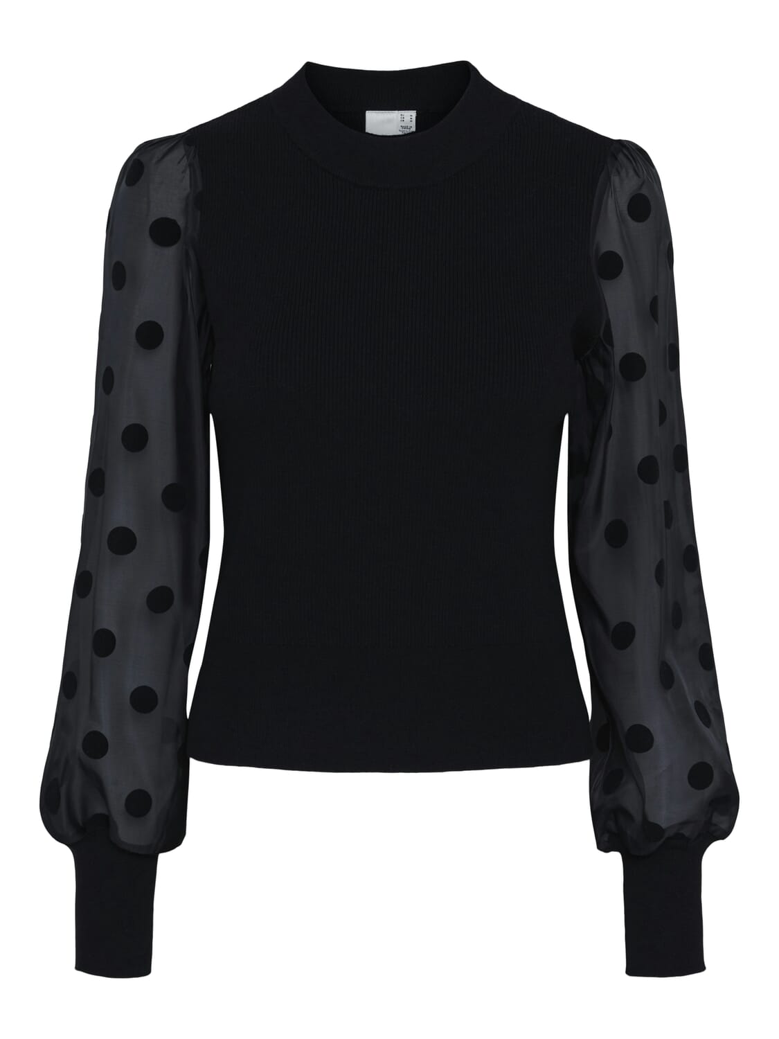 Y.A.S. Pullover Dotme Zwart