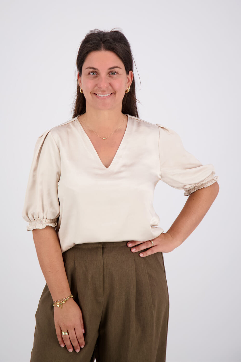 Vive La Femme Blouse Lisa Beige
