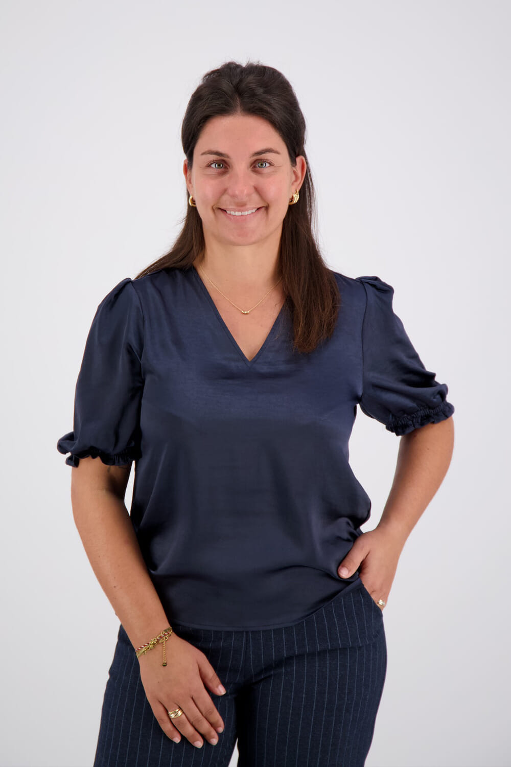 Vive La Femme Blouse Lisa Blauw