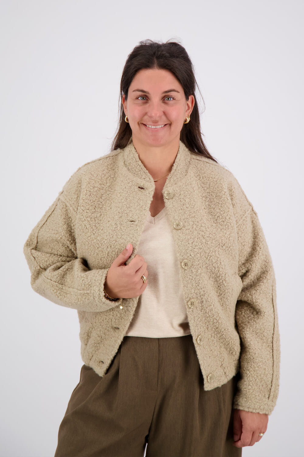 Vive La Femme Vest Josje Beige