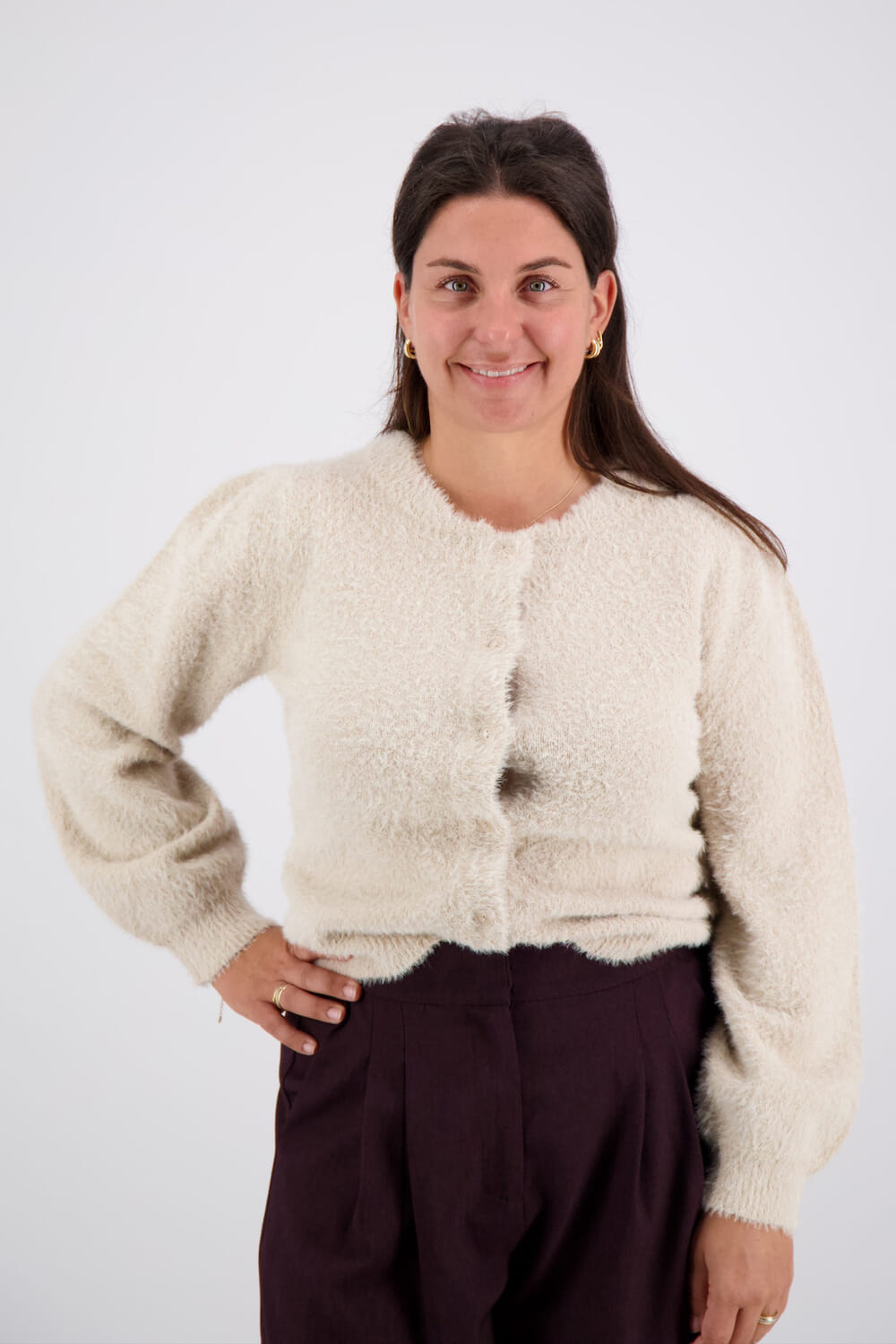 Vive La Femme Vest Fenne Beige