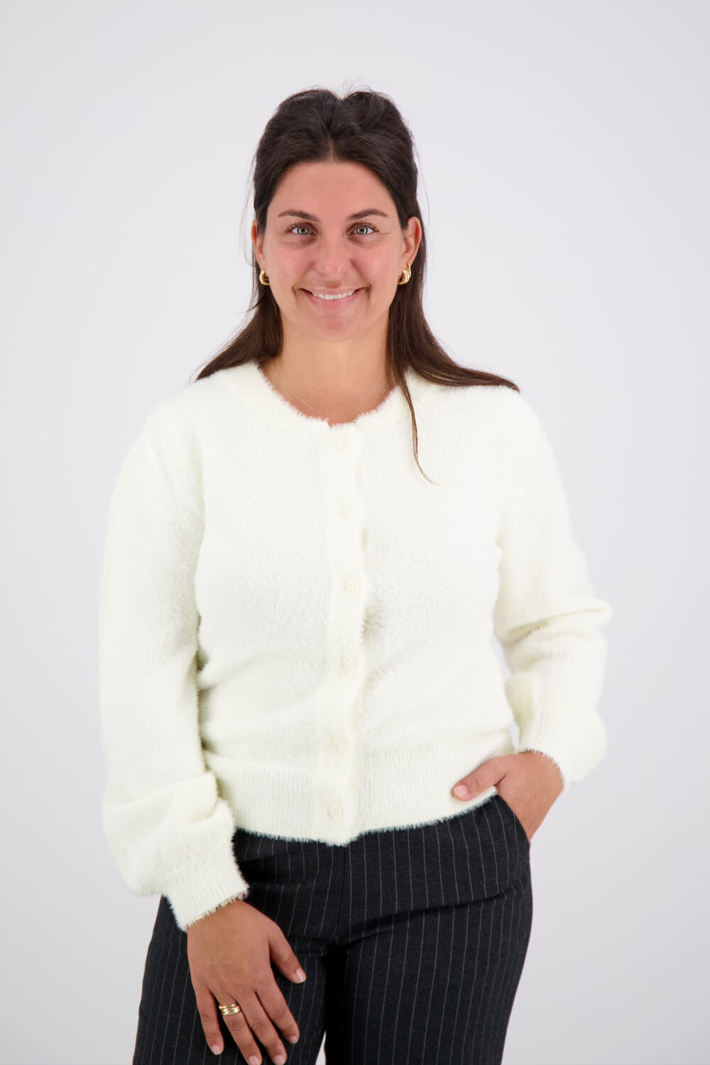 Vive La Femme Vest Fenne Wit