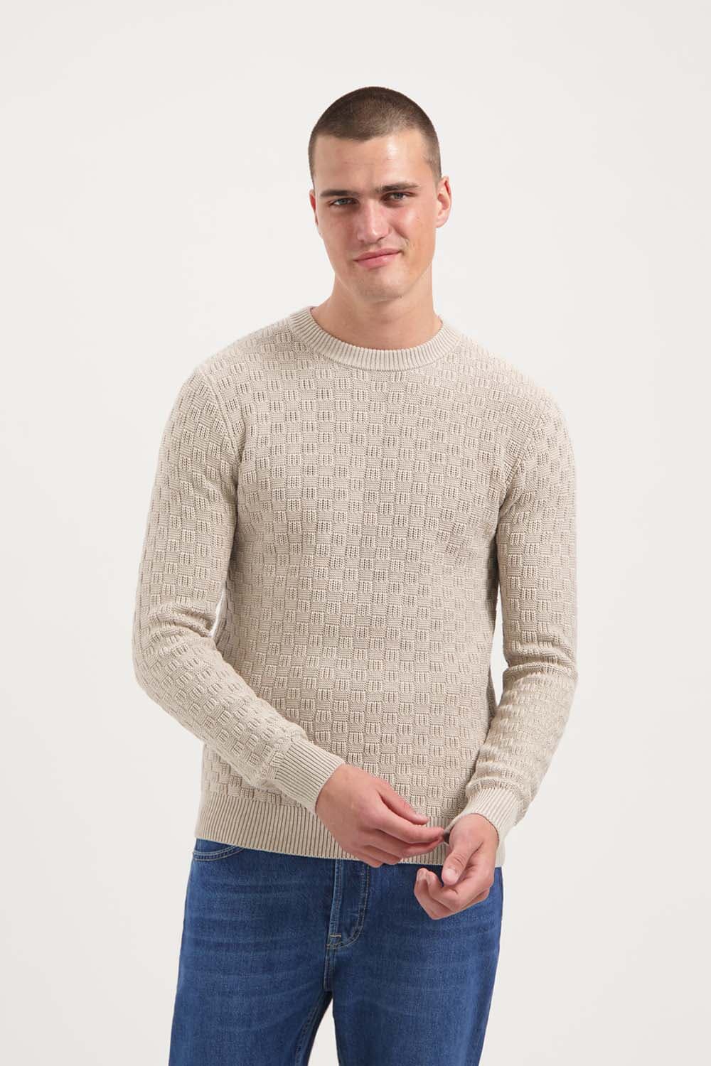 Saint Steve round neck Barend Beige