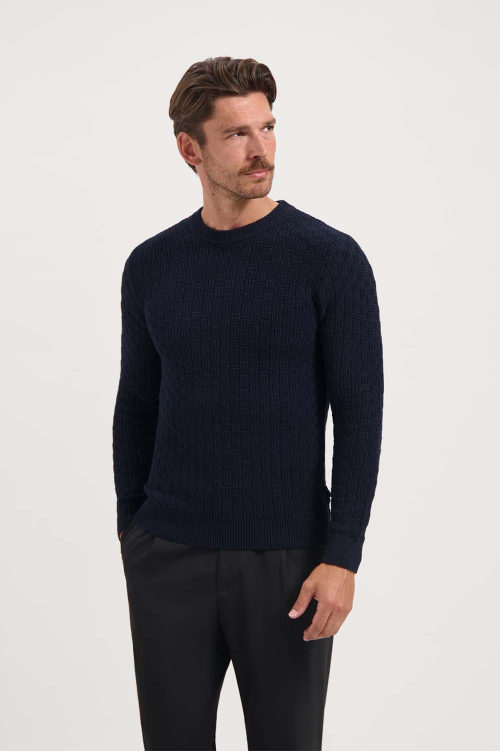 Saint Steve round neck Barend Navy