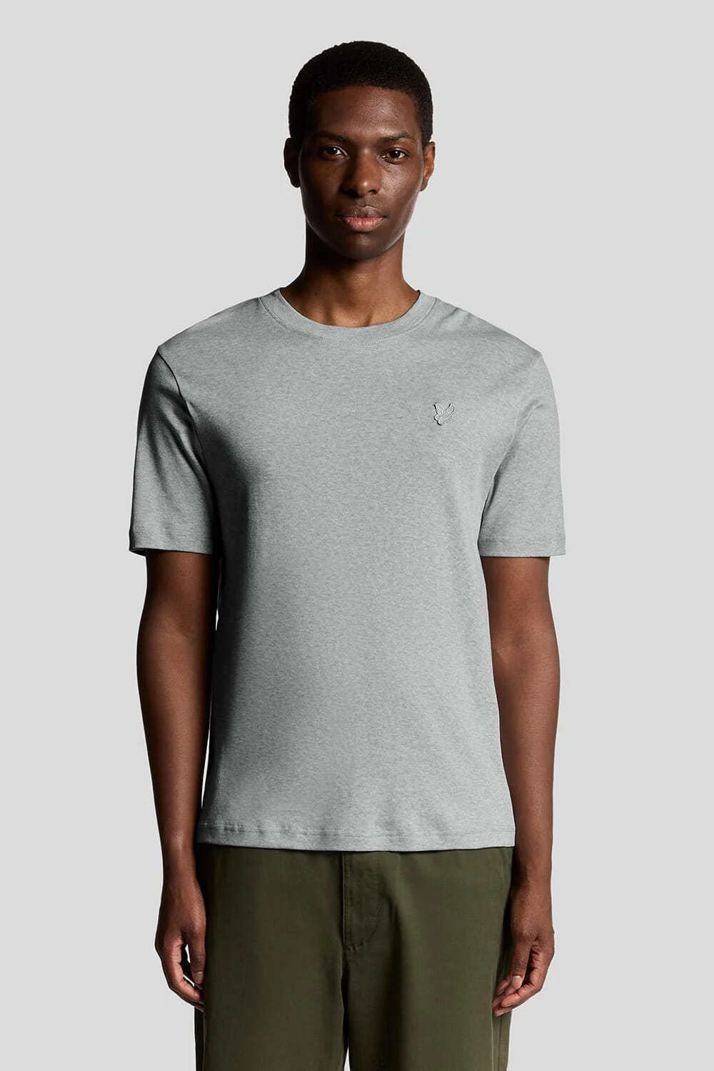 Lyle & Scott T-shirt Tonal Grijs