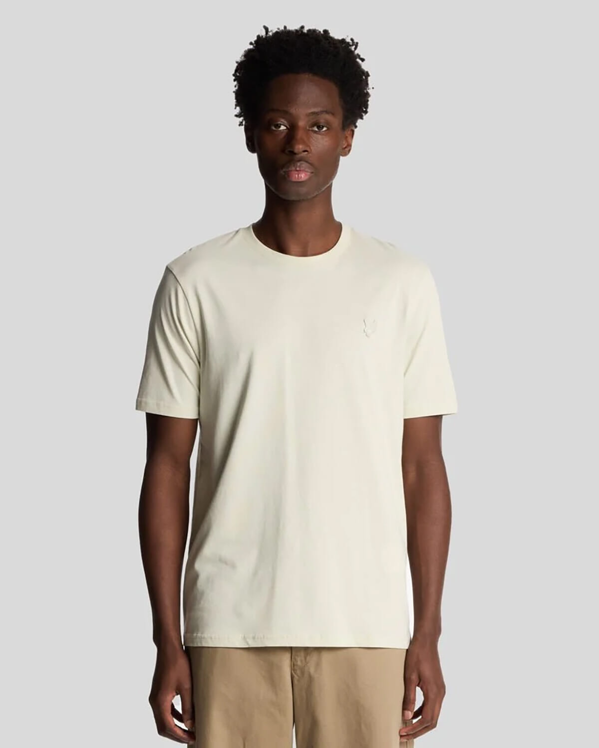 Lyle & Scott t-shirt tonal Beige