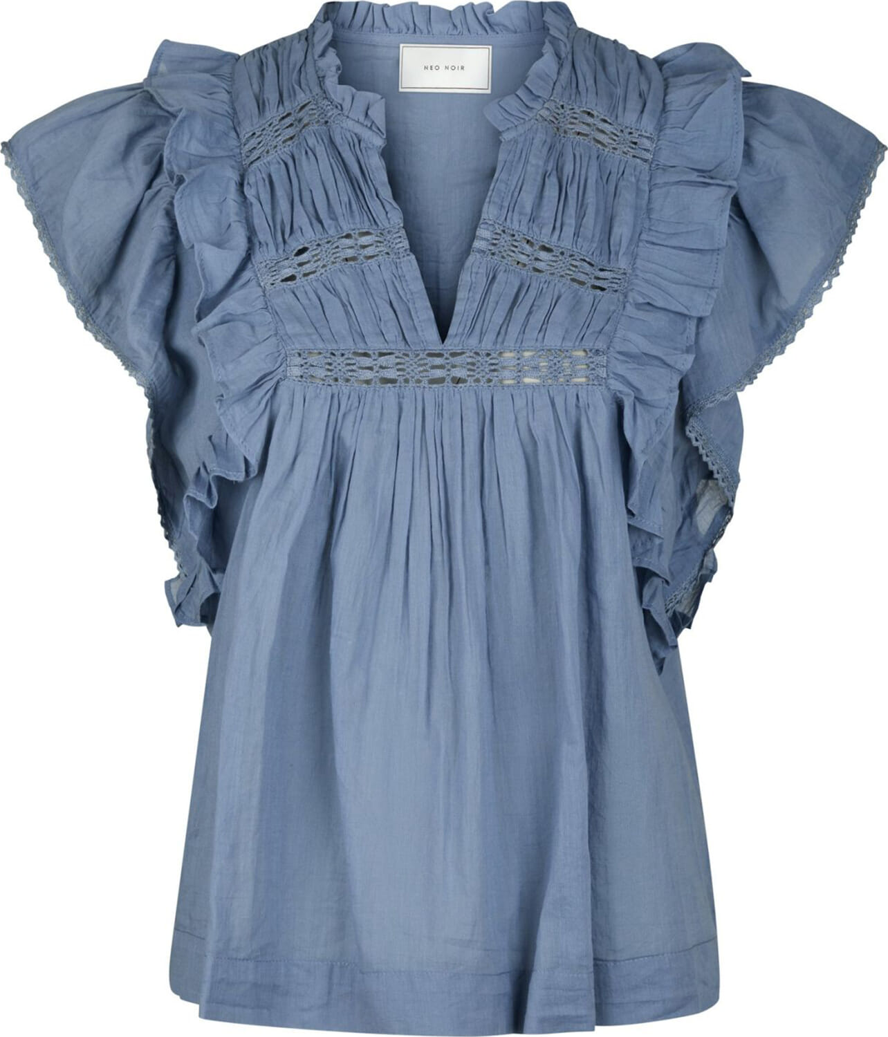 Neo Noir Top Jayla Blauw