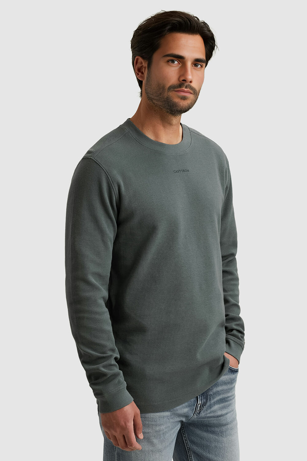 Cast Iron Longsleeve Grijs