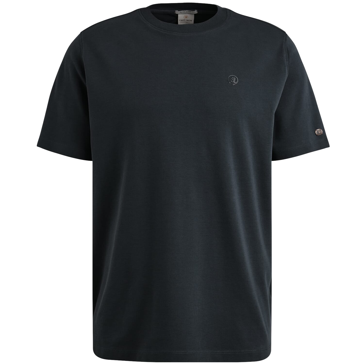 Cast Iron T-shirt Interlock Blauw