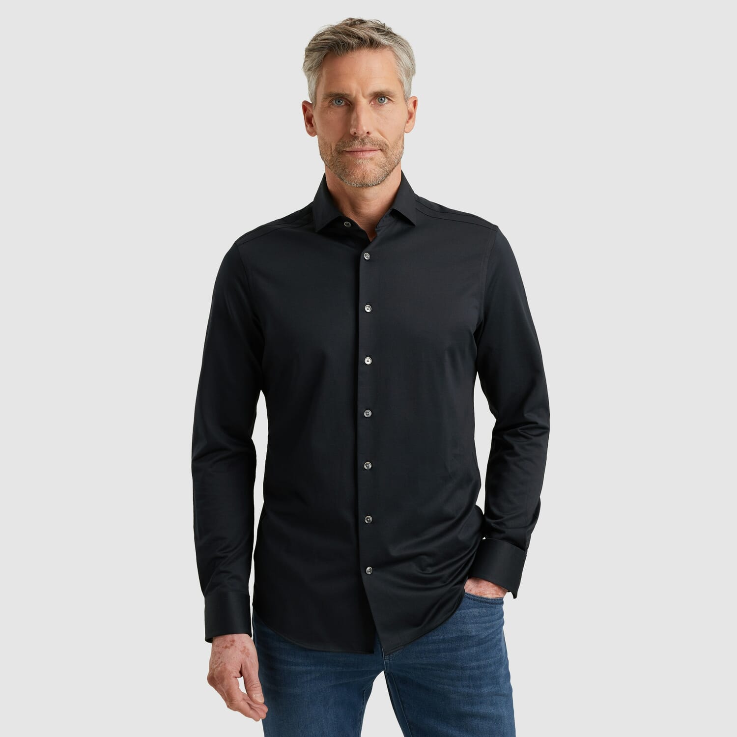 Vanguard Overhemd Versatile Oxford Blauw