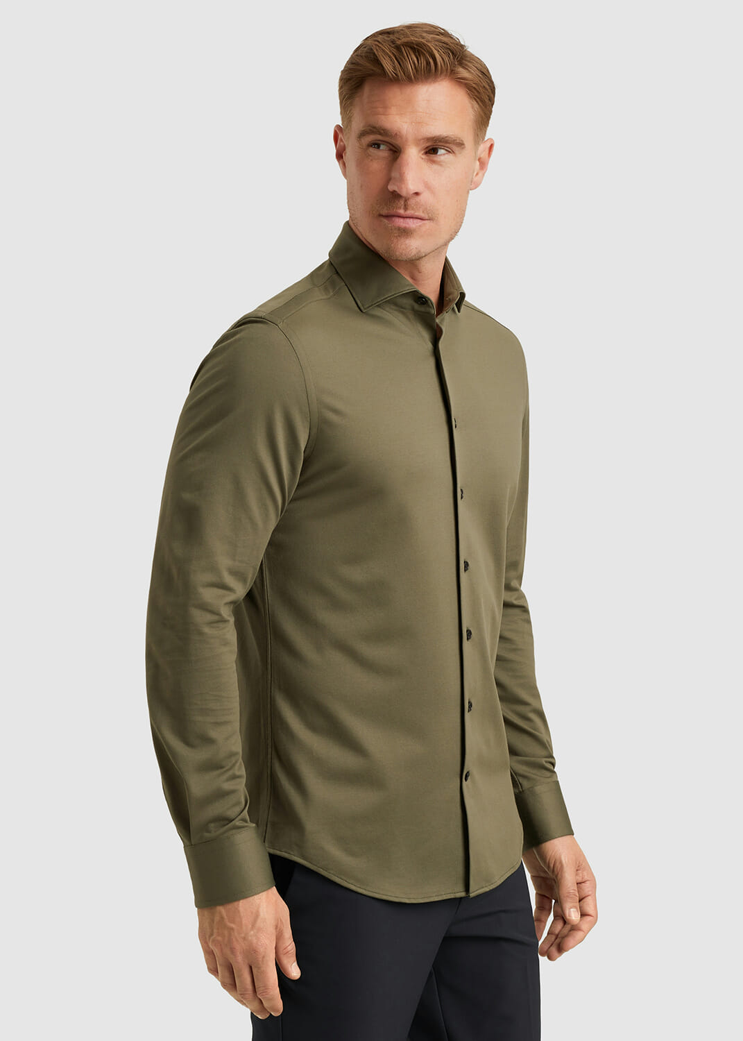 Vanguard Overhemd Versatile Oxford Groen