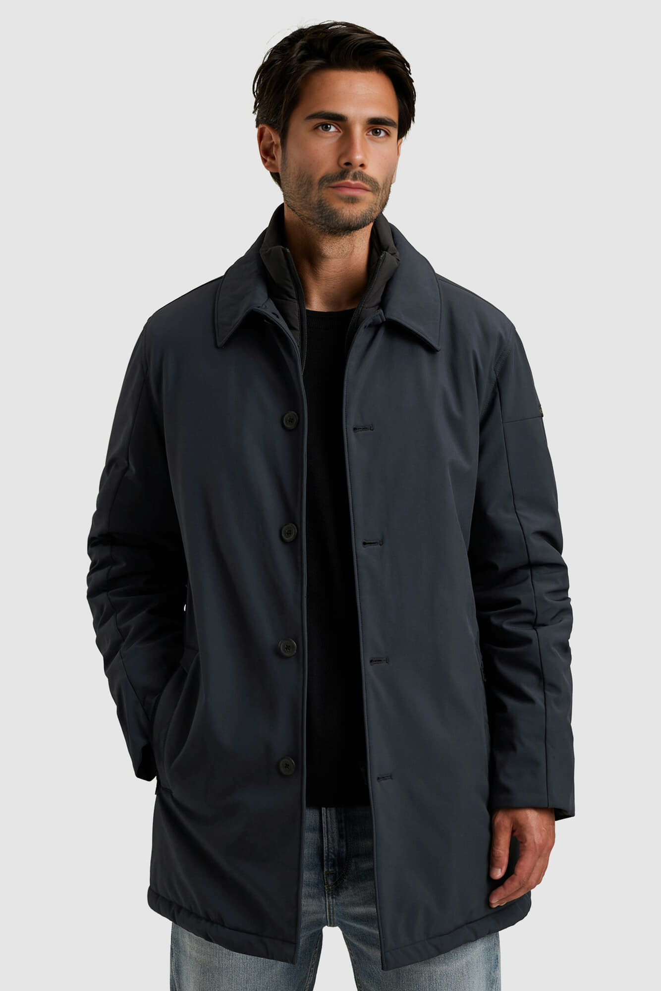 Cast Iron Softshell Jas Fuscler Lang Waterdicht Navy