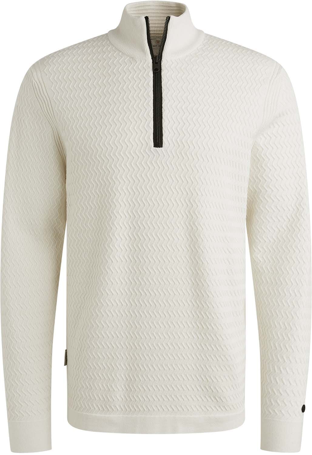Cast Iron Half-zip Trui ecovero Grijs