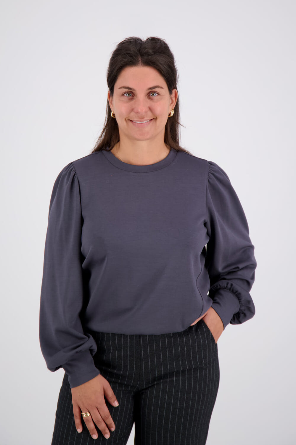 Vive La Femme Sweater Clean Grijs