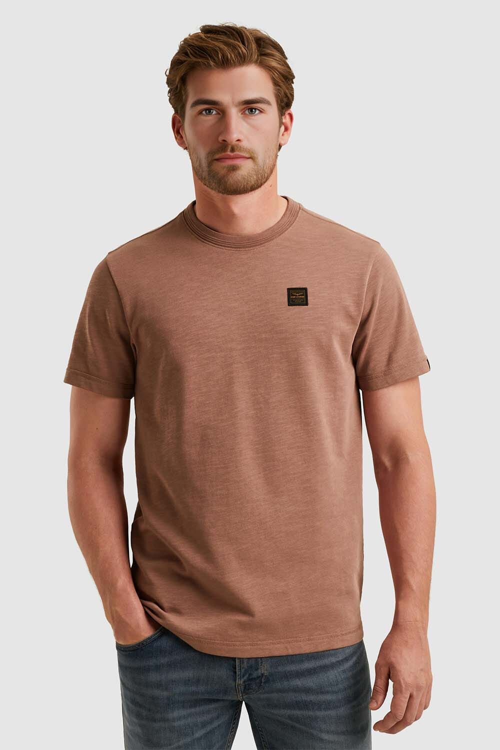 Pme Legend T-shirt Heavy Slub Jersey Rood
