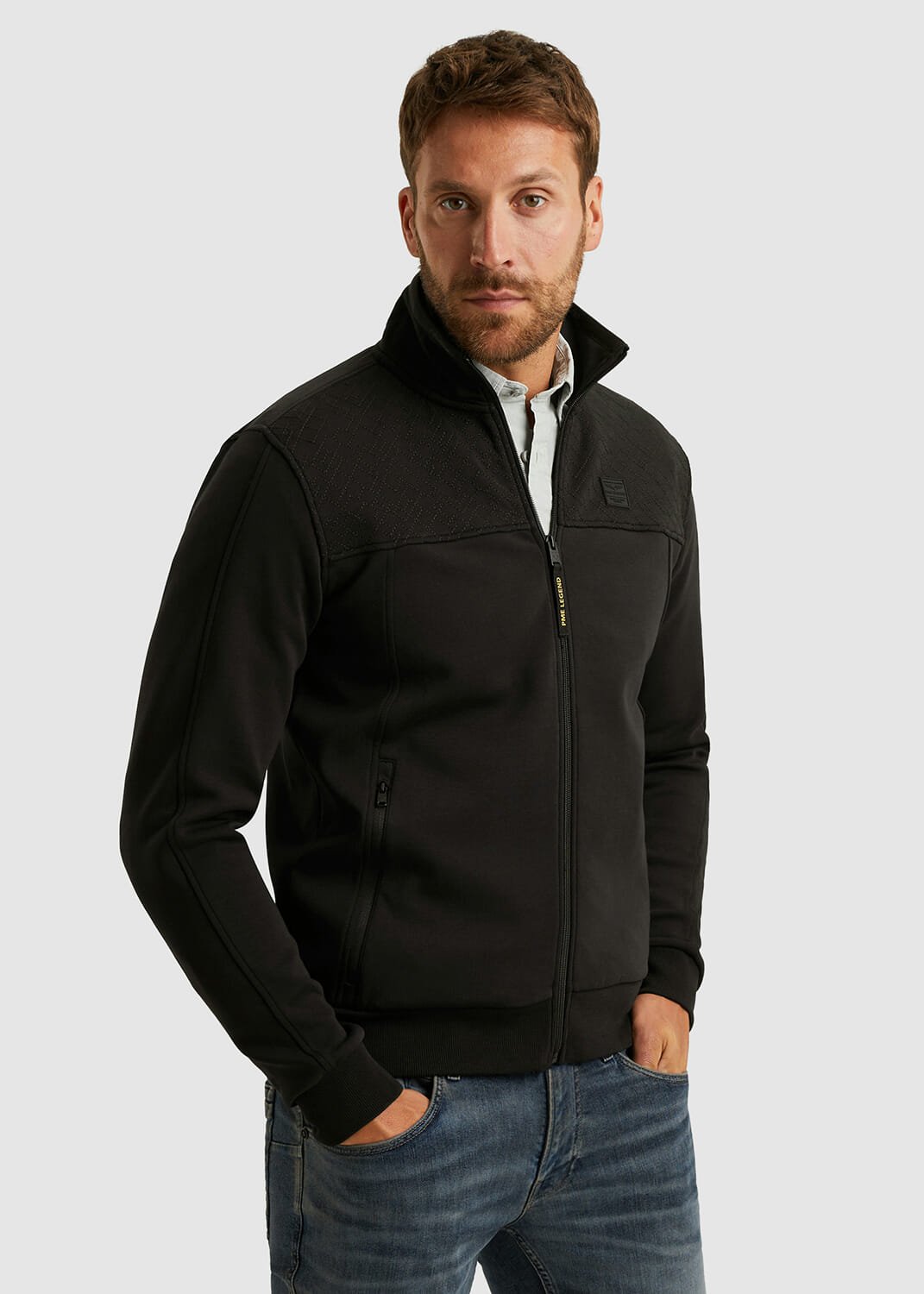 Pme Legend Vest Interlock Zwart