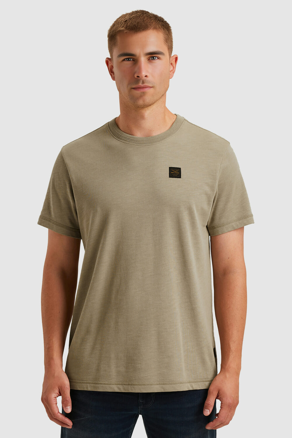 Pme Legend T-shirt Heavy Slub Jersey Beige