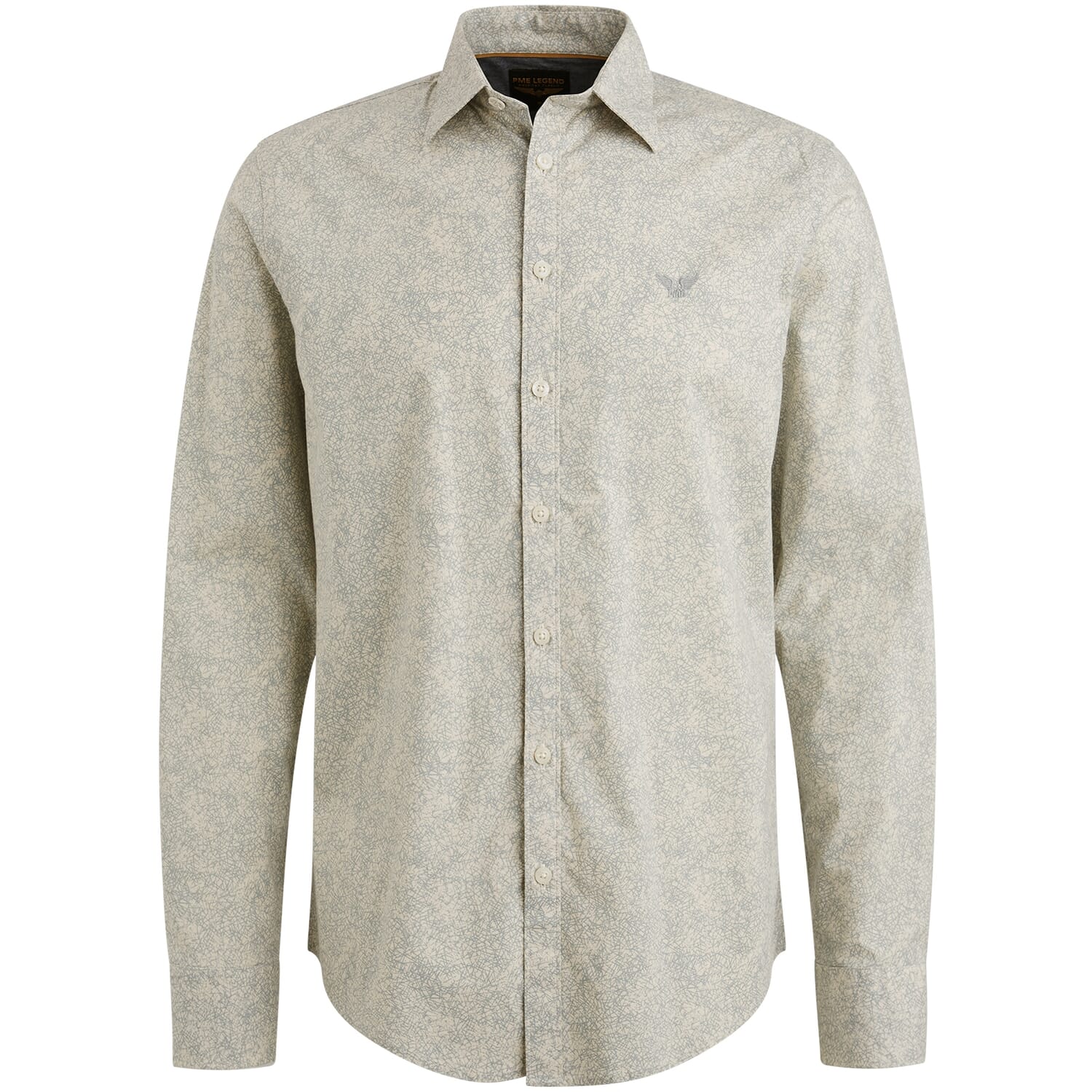 Pme Legend Overhemd Print Beige