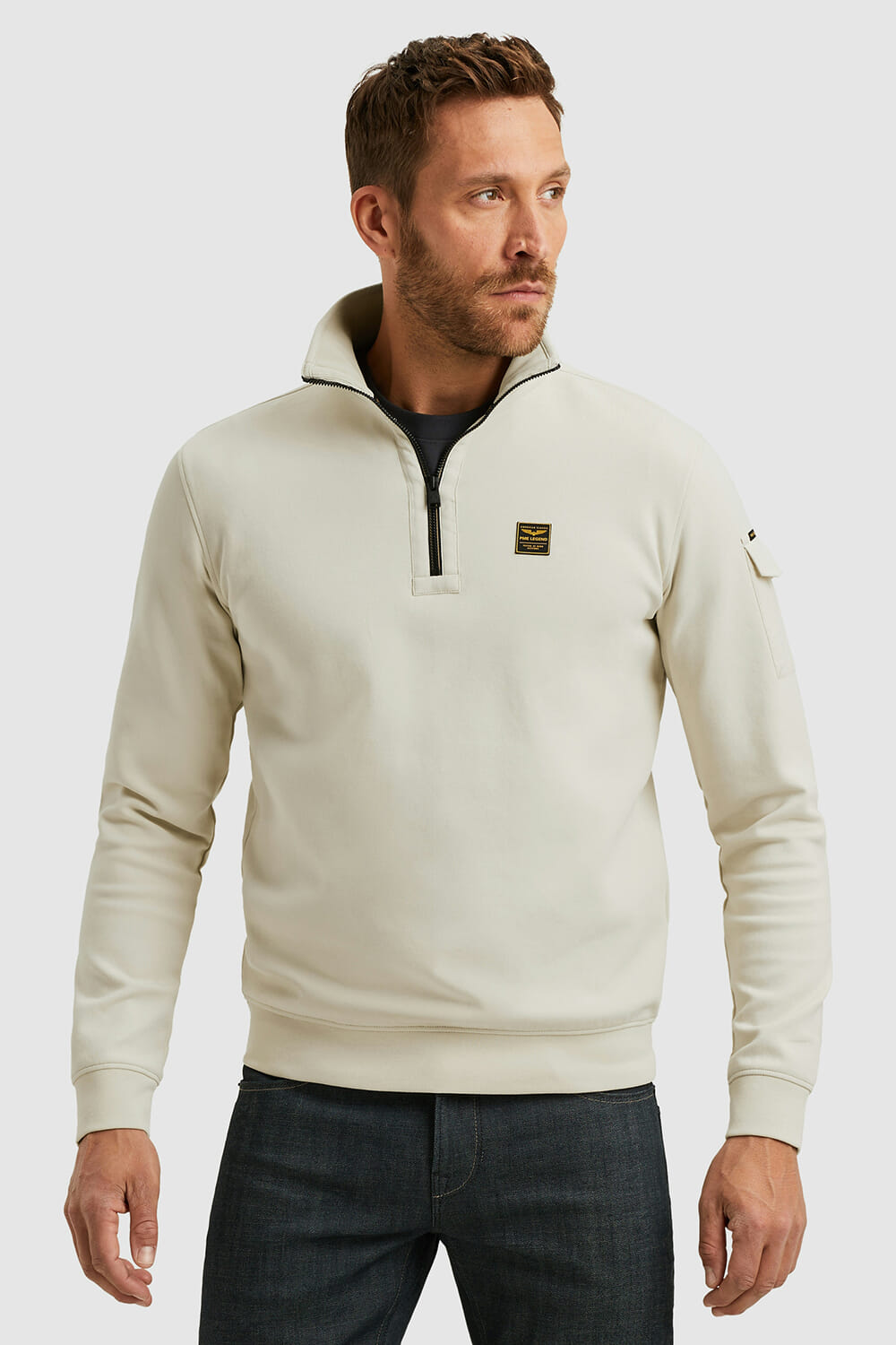 Pme Legend Trui Interlock Beige