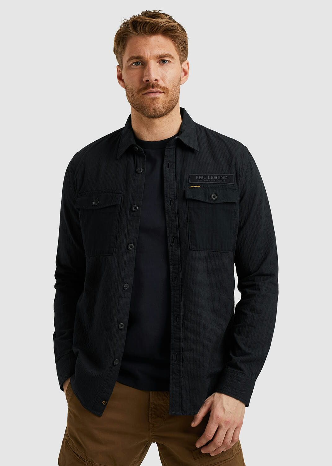 Pme Legend Overhemd Blauw