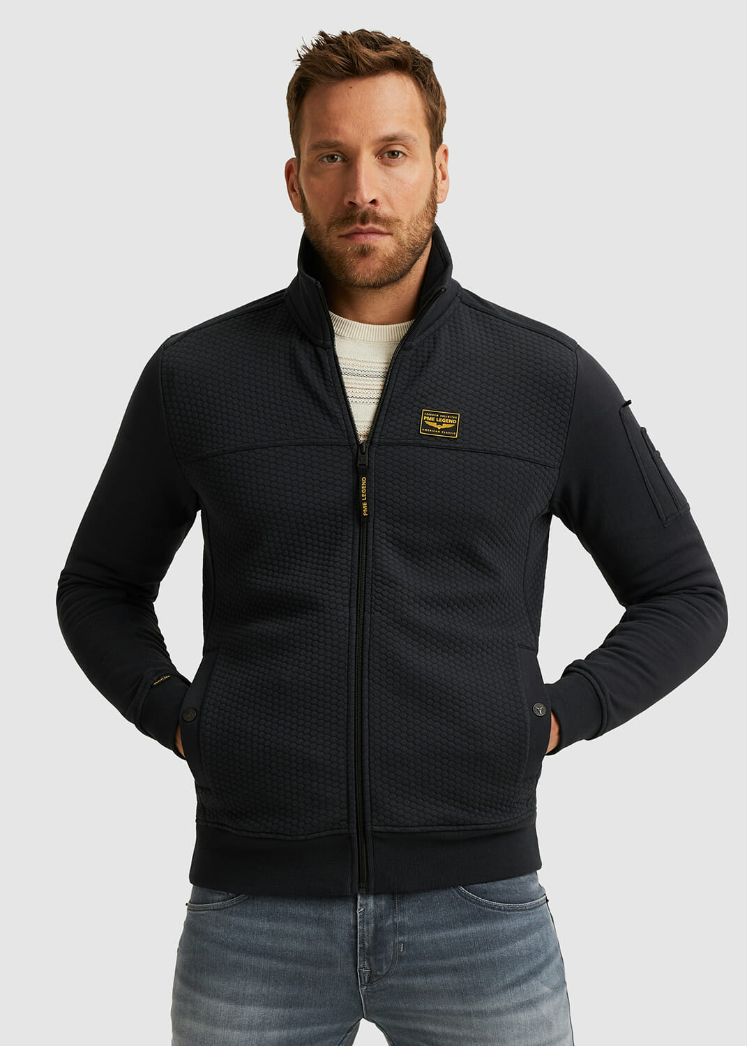Pme Legend Sweatvest Interlock Blauw