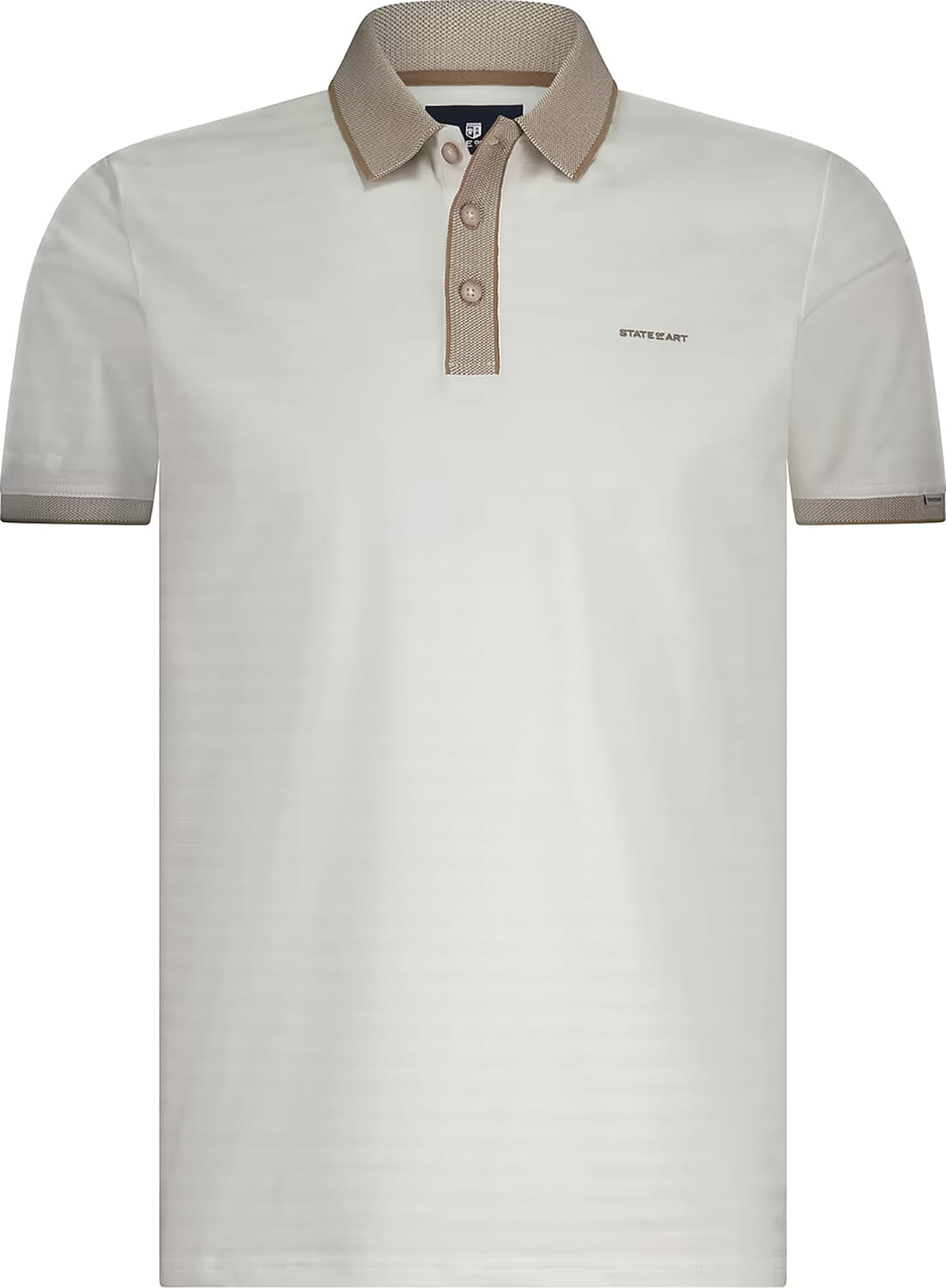 State Of Art Poloshirt Wit