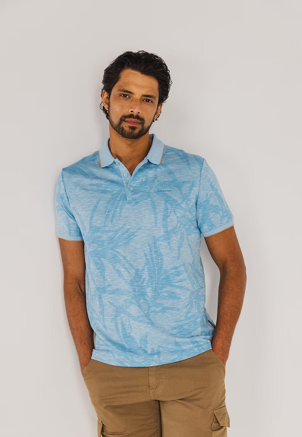 State Of Art Poloshirt Blauw