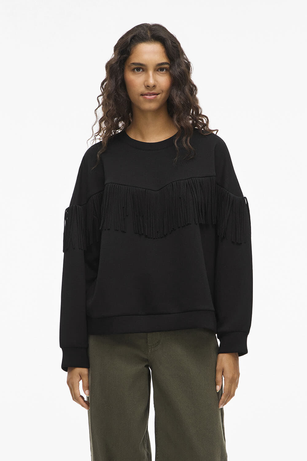 Vila Sweater Reflect Zwart