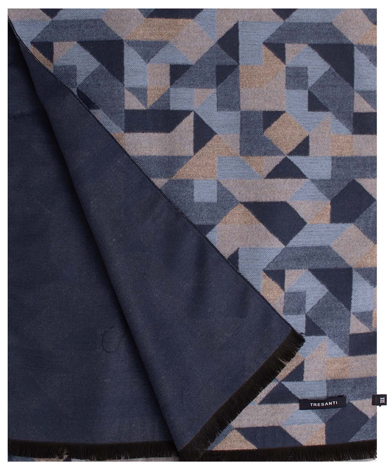 Tresanti Sjaal Fabbo Blauw