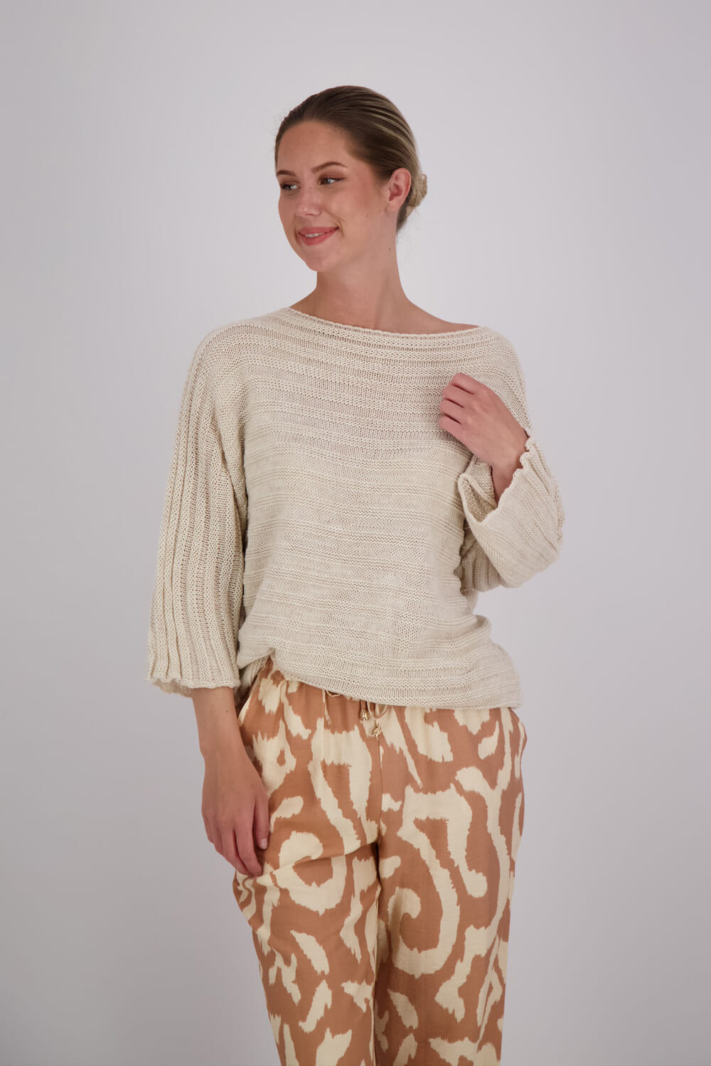 Sorbet Trui Sandrinia Beige