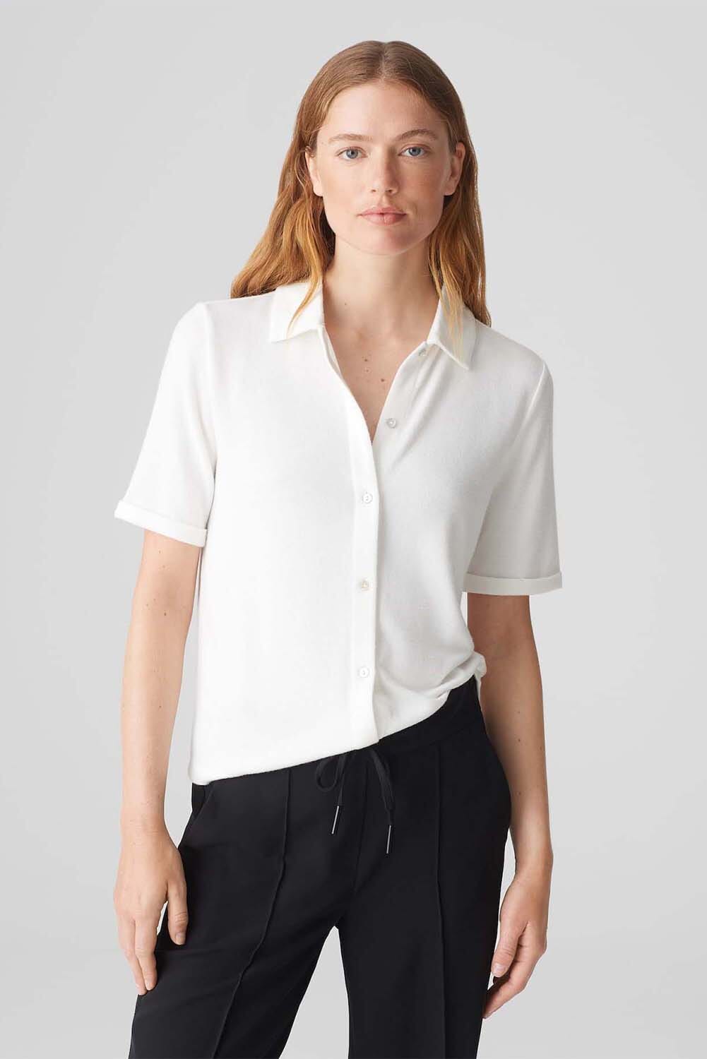 Opus Blouse Shirt Seblusi Wit