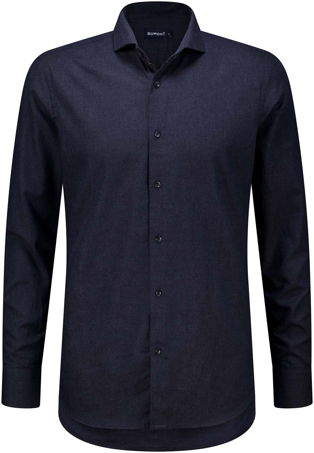 Bomont Overhemd Brushed Twill Blauw