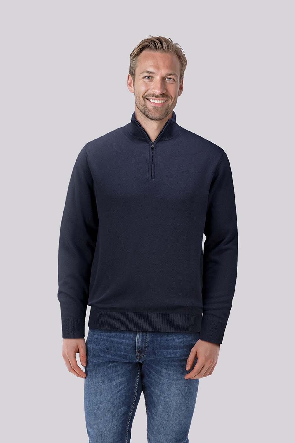 Bomont Half-zip Trui Blauw