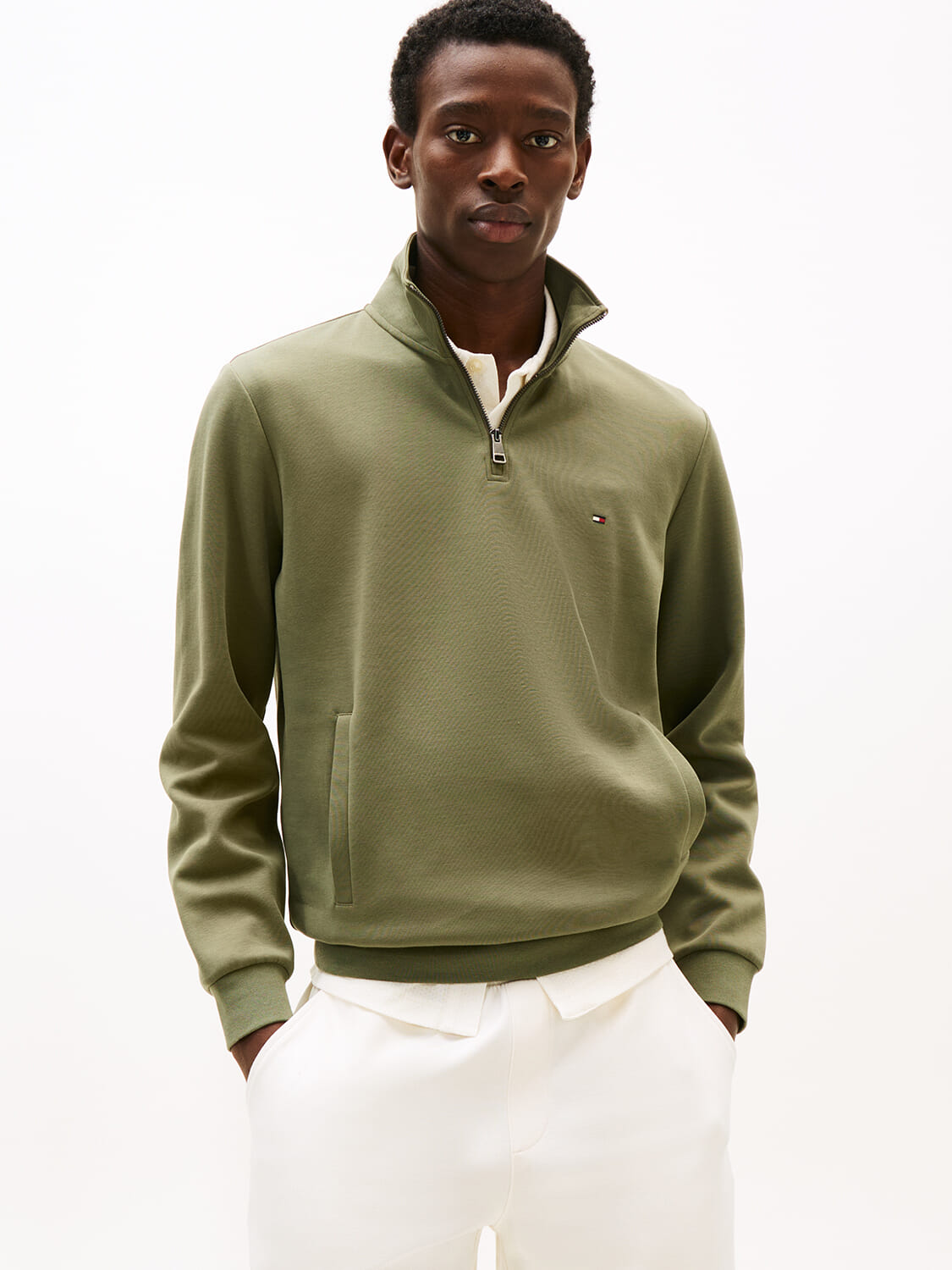 Tommy Hilfiger Sweater Intechnn Groen