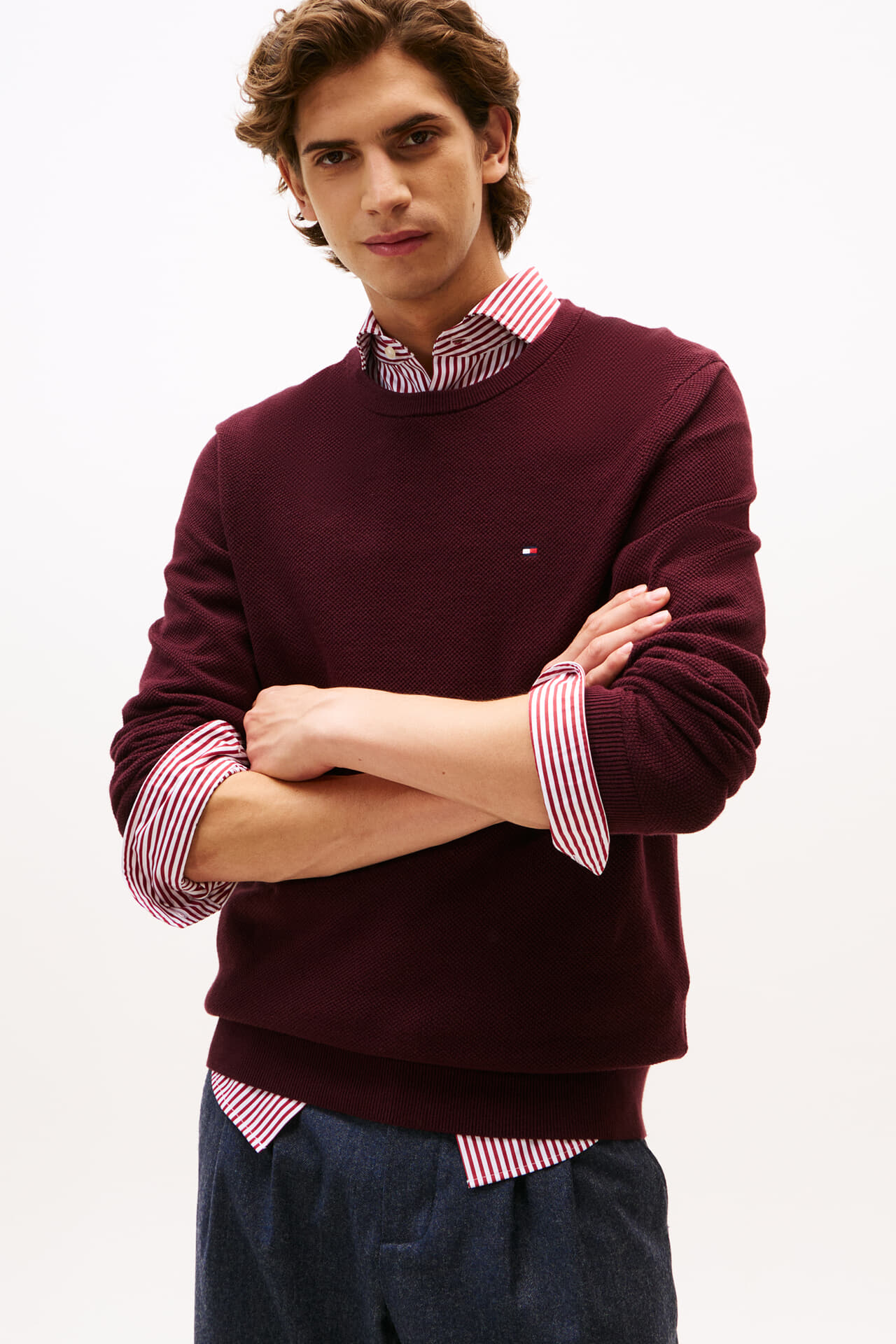 Tommy Hilfiger Trui Bordeaux Rood