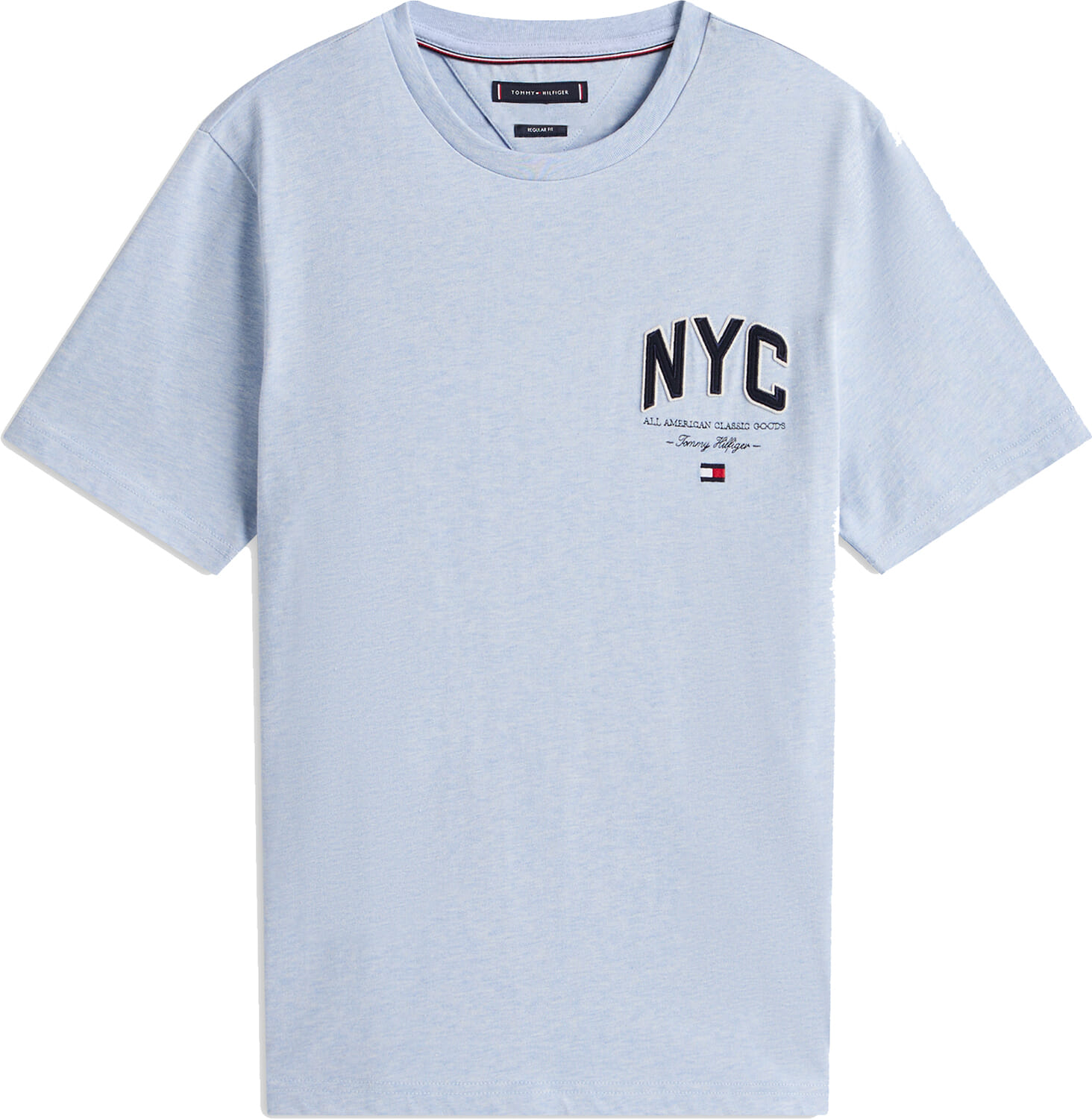 Tommy Hilfiger T-shirt Hilfiger Script NYC Blauw