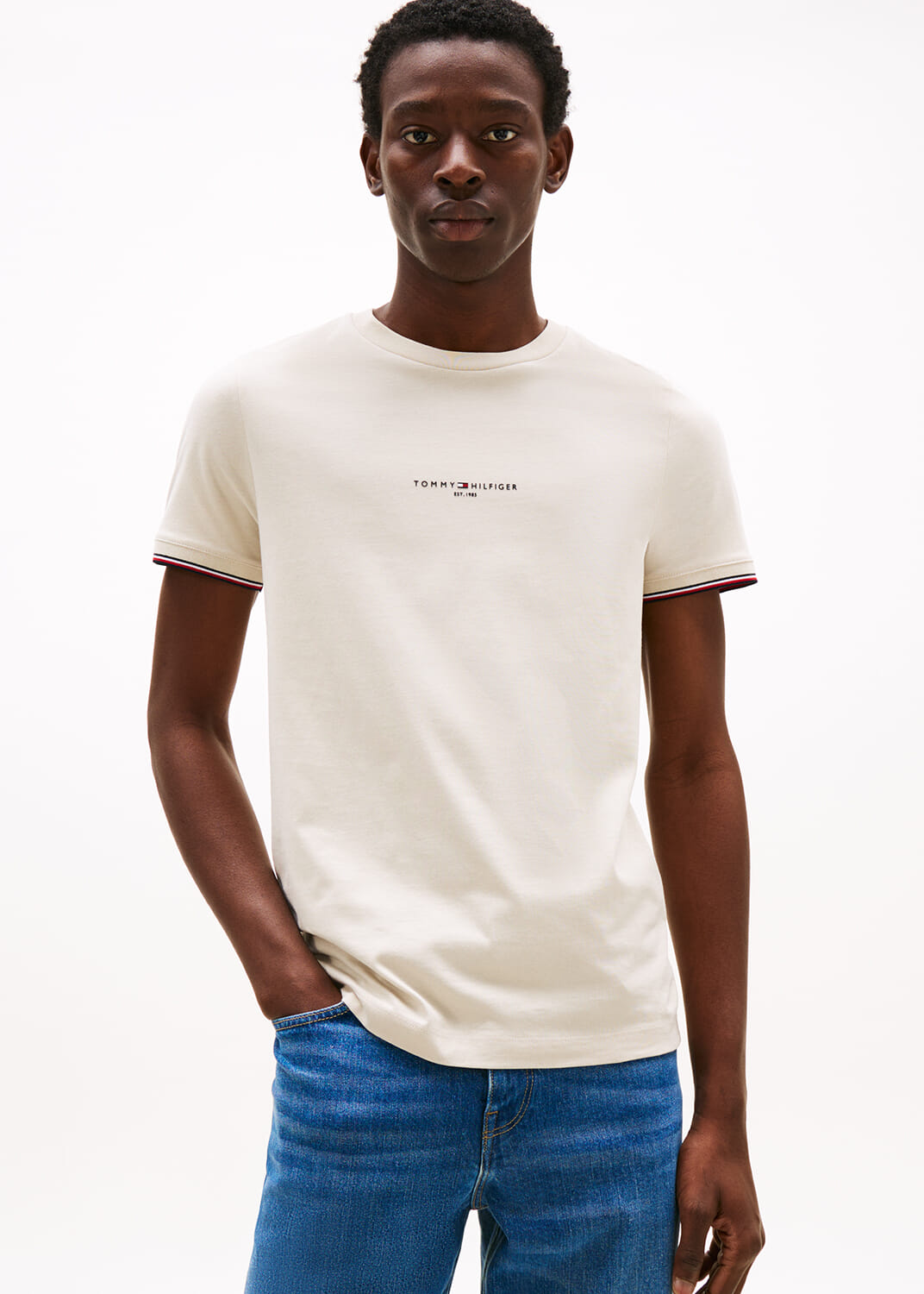 Tommy Hilfiger T-shirt tommy Logo Bruin