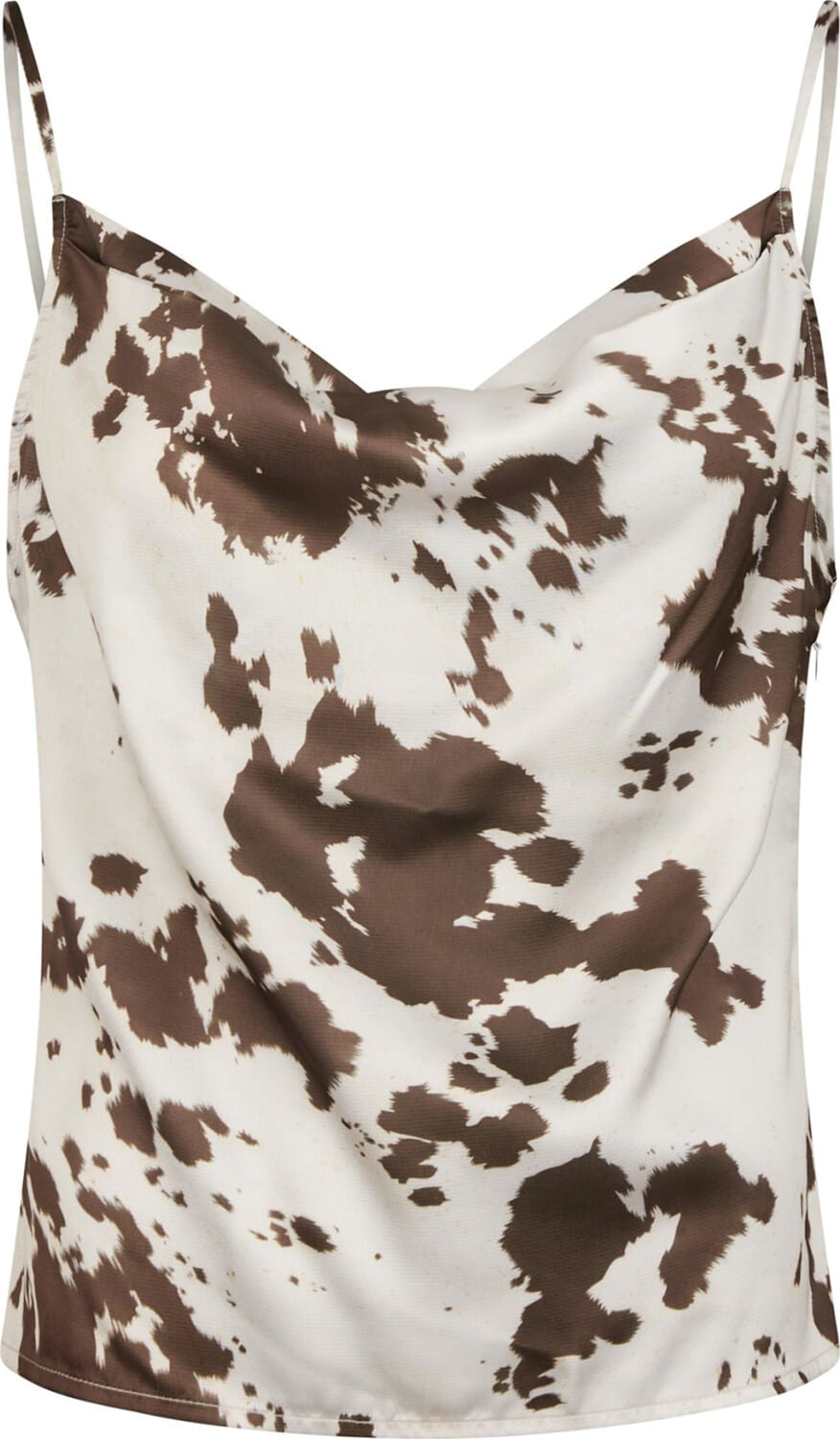 Neo Noir Top Lindy Cow Print Bruin