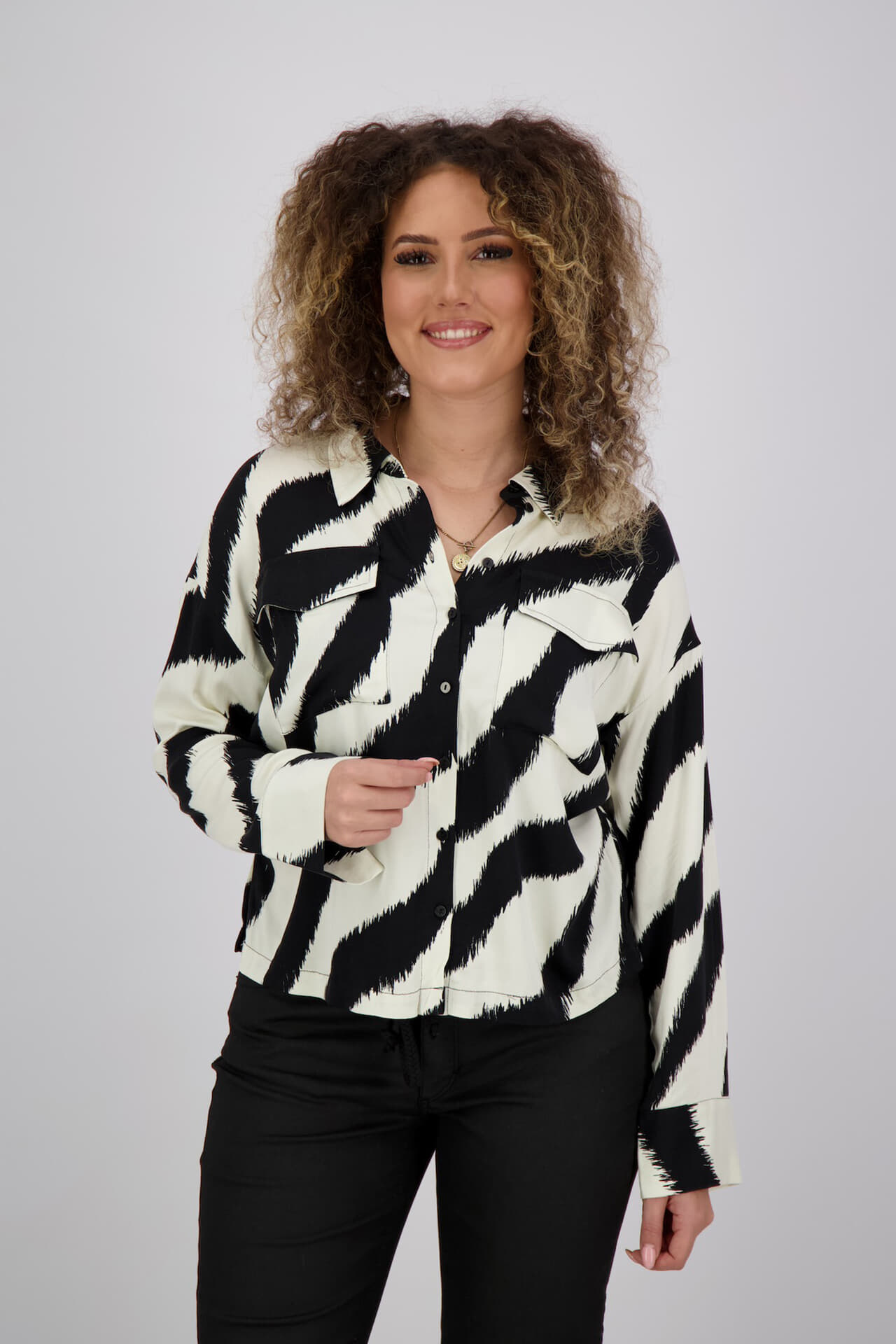 Vila Blouse Emmeline Zwart