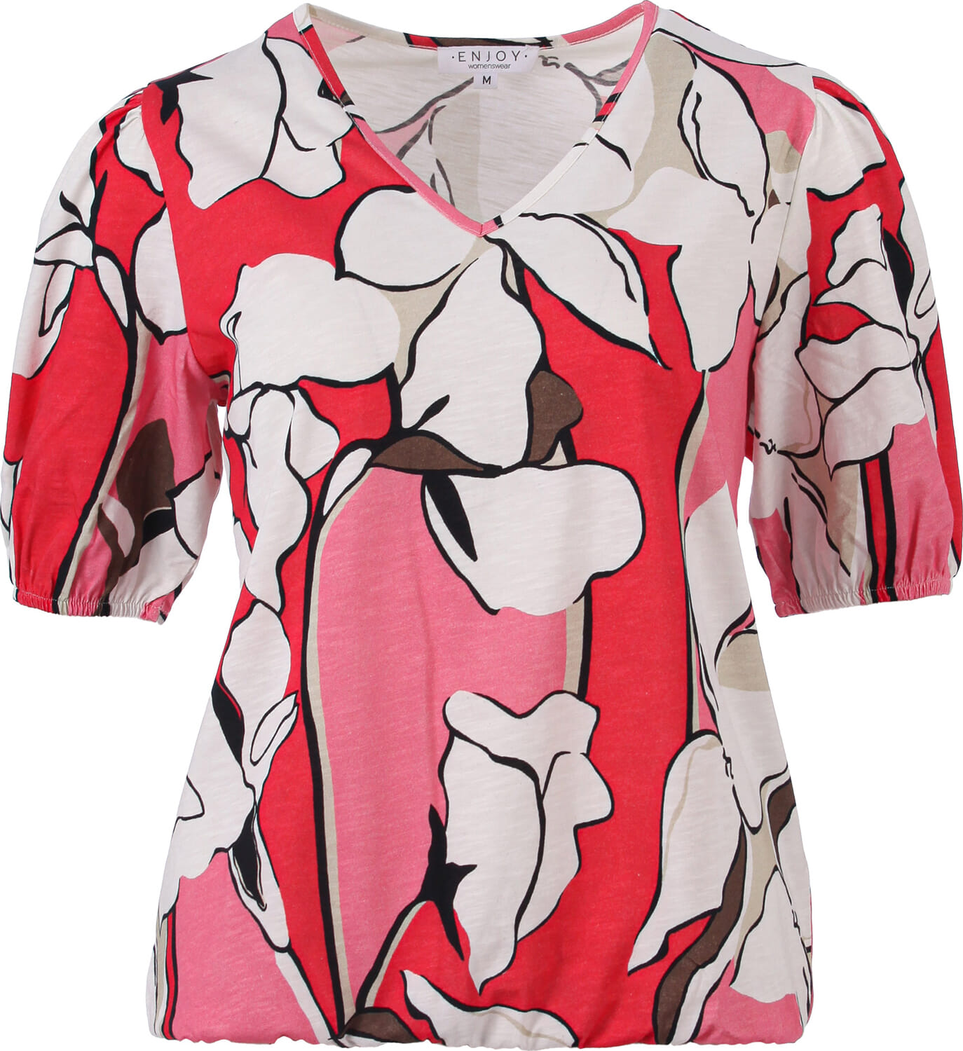 Enjoy Blouson V hals plof Rood